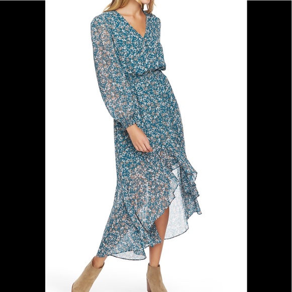 1.State Woodland Floral Long Sleeve Dress Large - Picture 3 of 3
